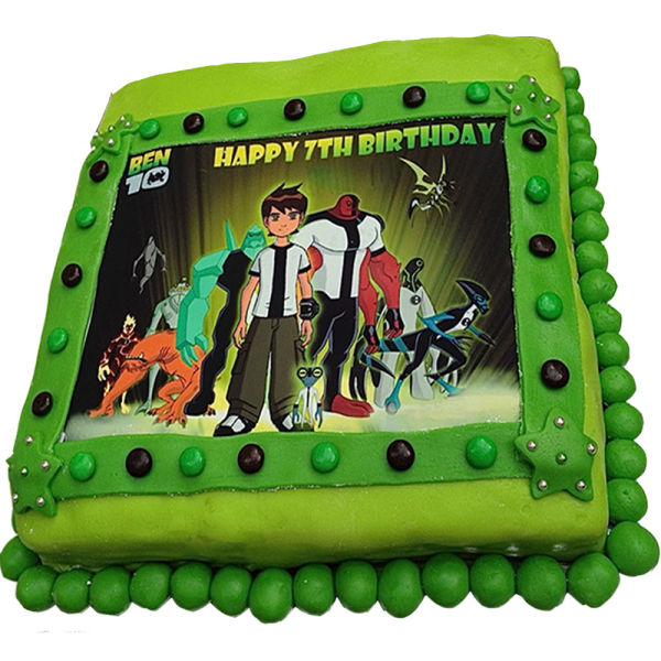  Ben 10 Photo Cake