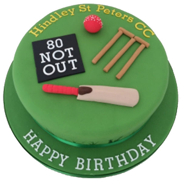  Cricket Fondant Cake