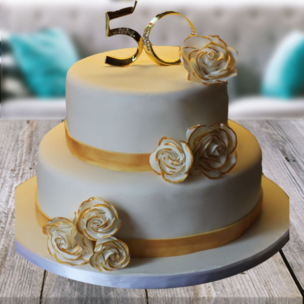  Golden Jubilee Cake