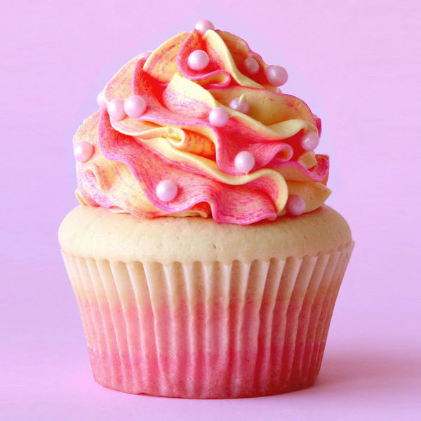  4 Luscious Colorful Cupcake