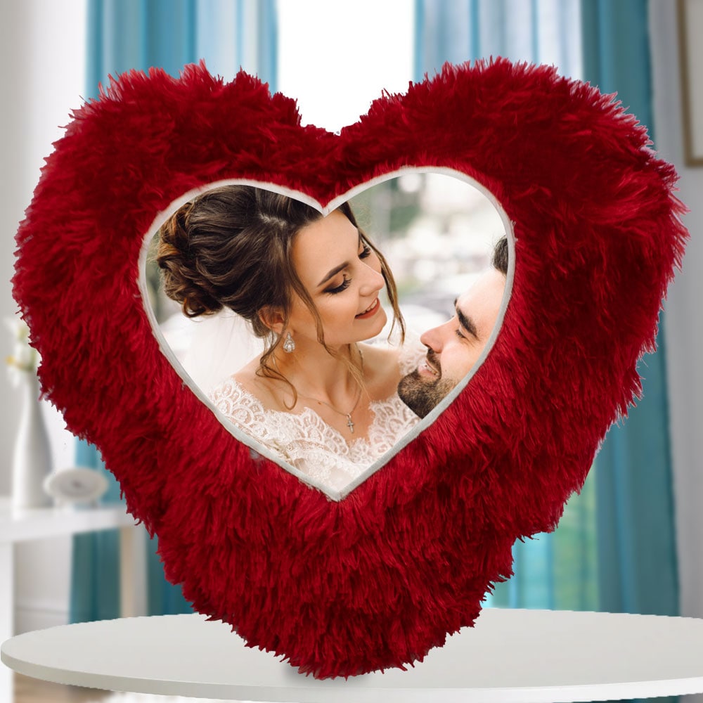  Personalised Heart Shape Cushion