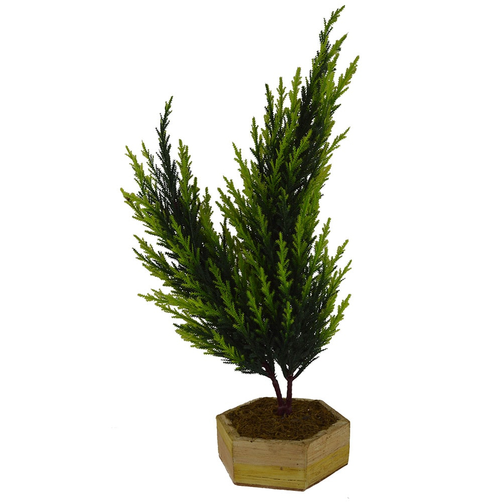  Artificial Bonsai Twin Christmas Tree