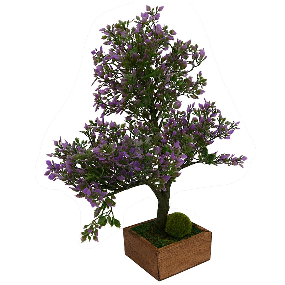  Artificial Hackleberry Bonsai Plant