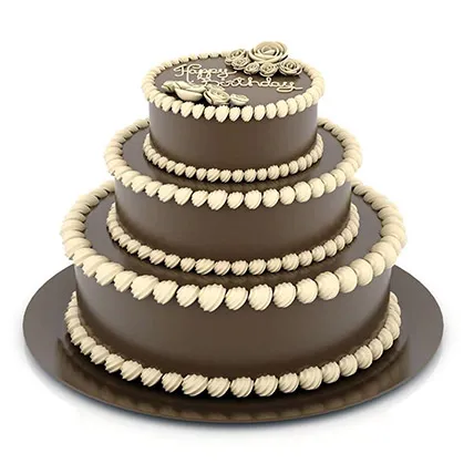  3 Tier Delicious Truffle Cake