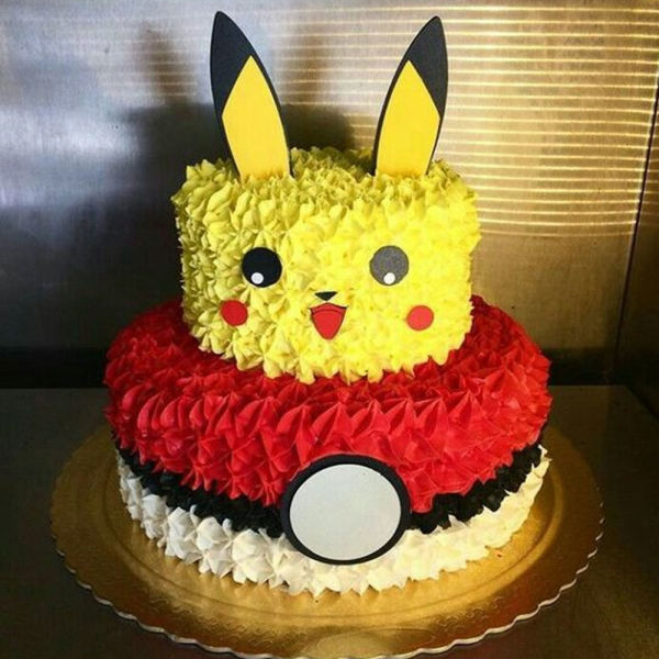  2 Layer Pokemon Cake