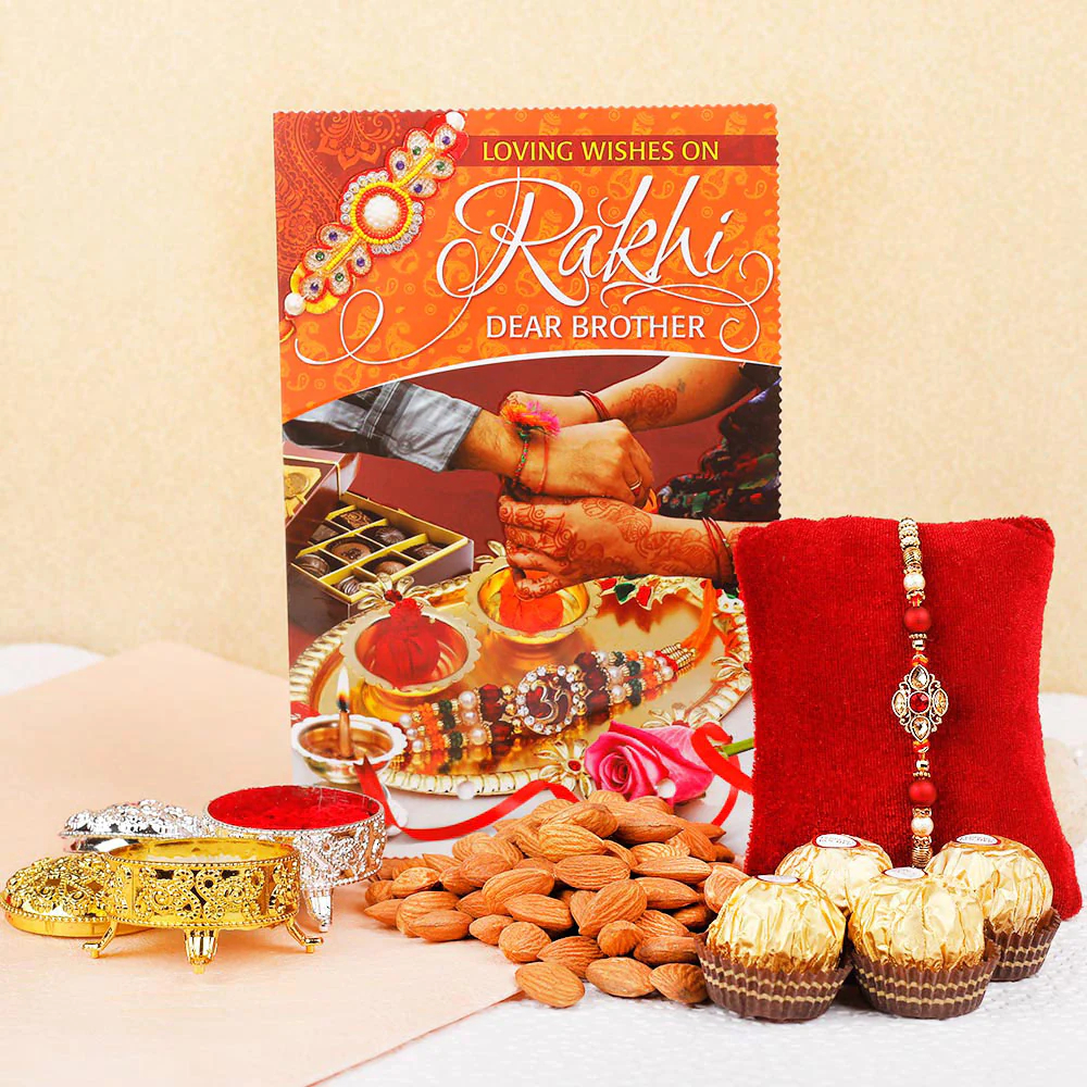  Bhaiya rakhi with Ferrero Delights