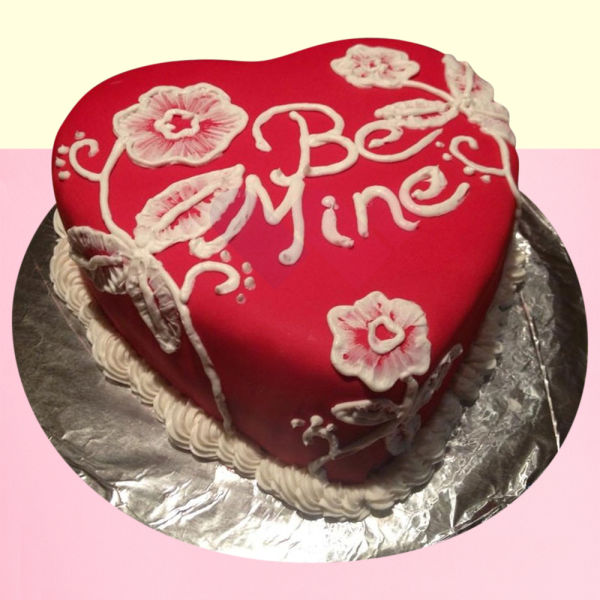  Be mine valentine chocolate cake