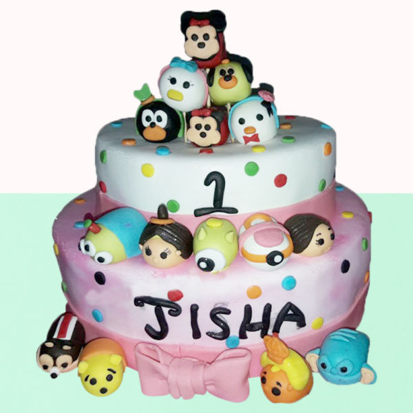  2 tier forest cake