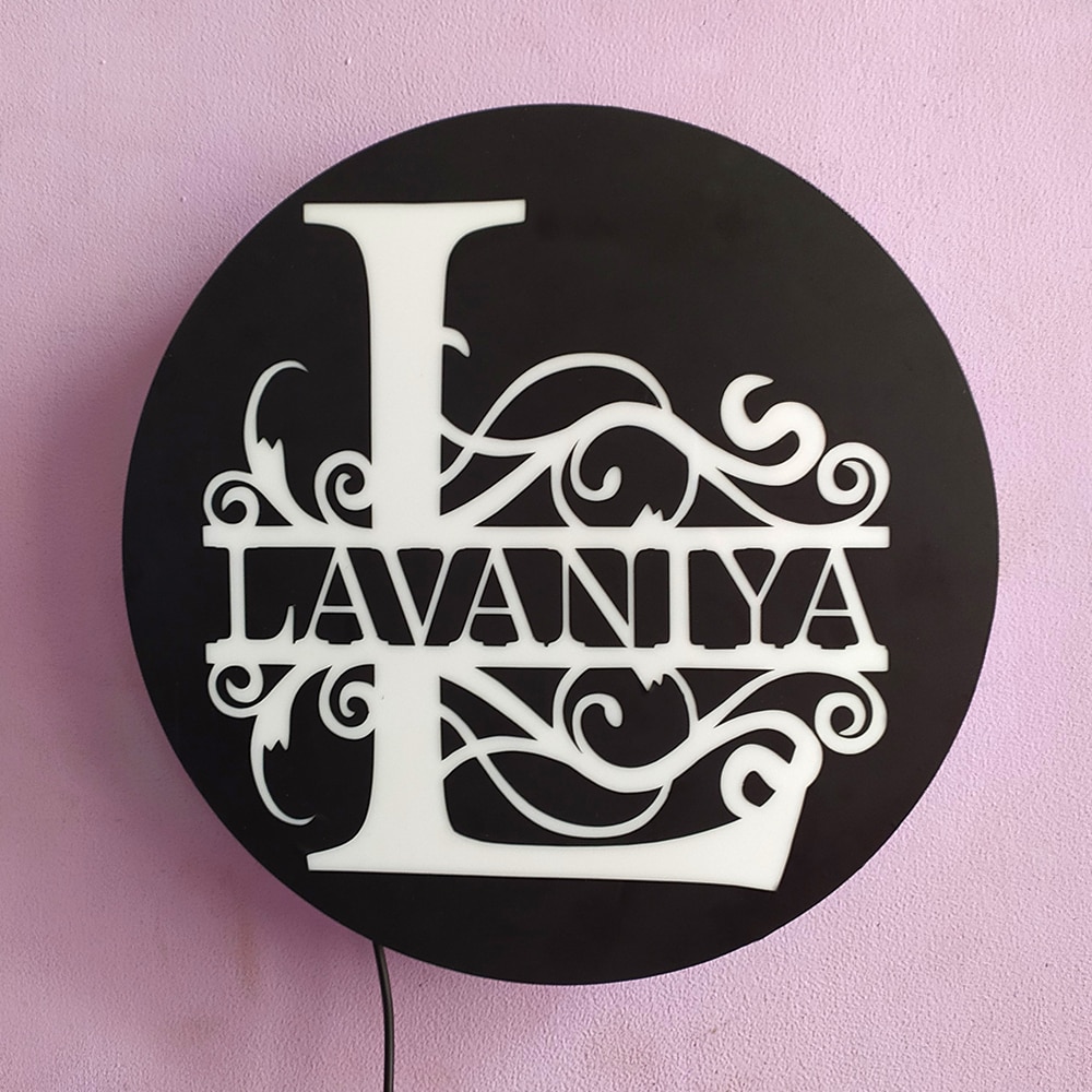  LED Custom Name Lamp