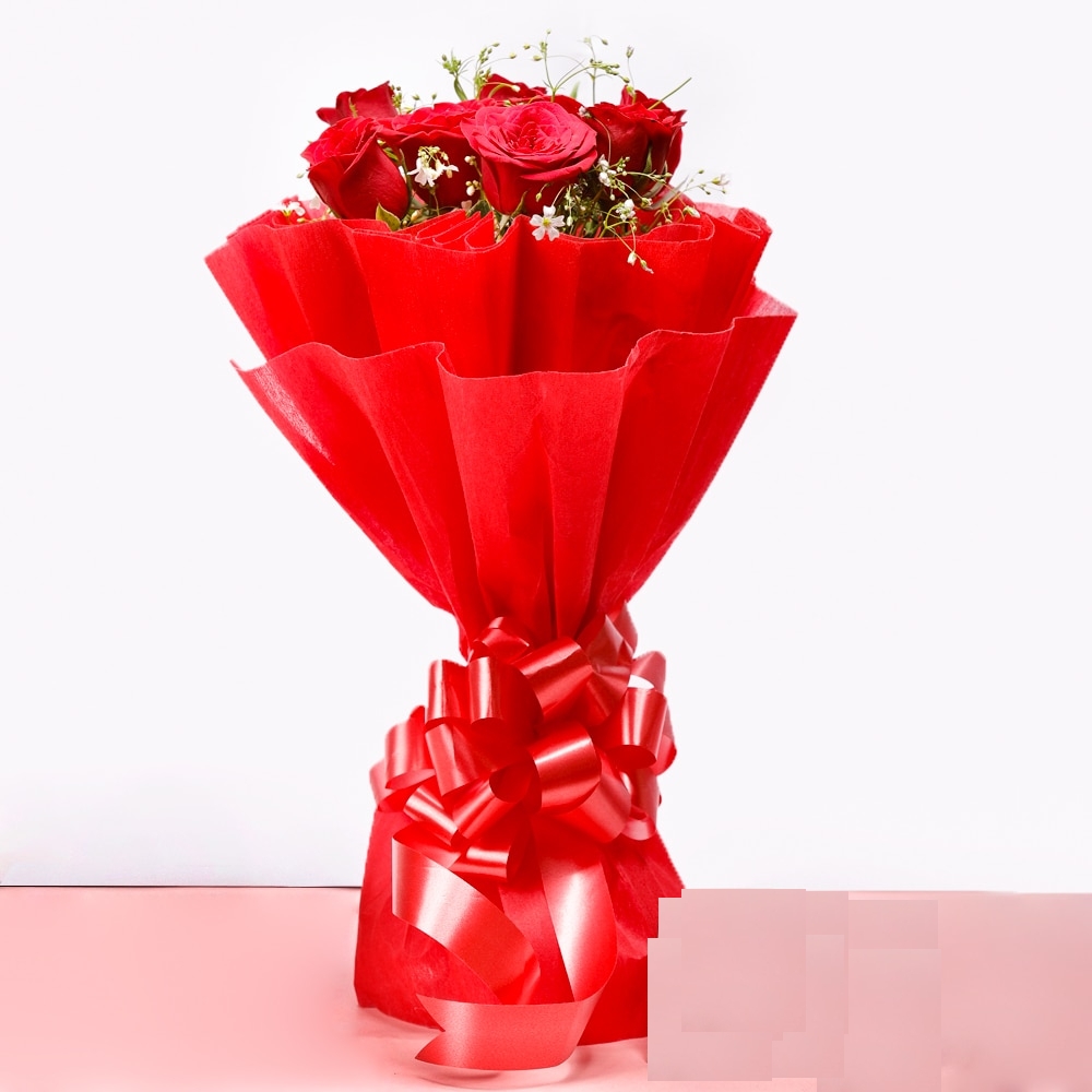  8 Red Roses Bouquet