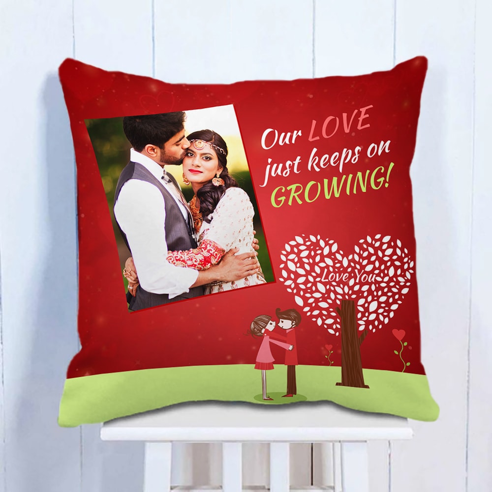  Love Tree Photo Cushion