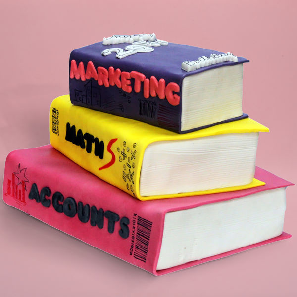  Bookaholics cake