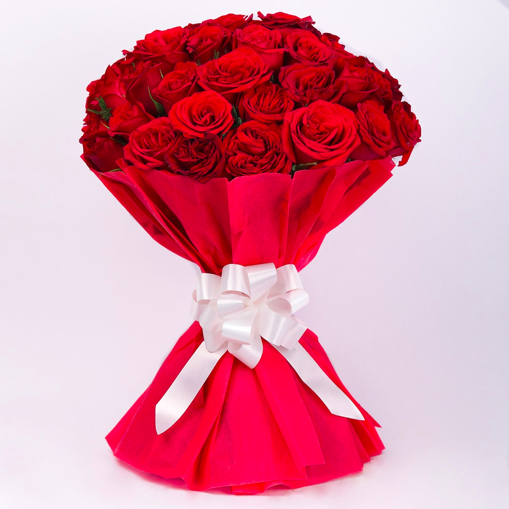  For Someone Special Red Roses in Red Packing