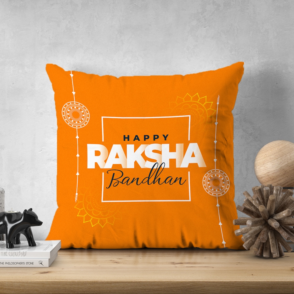  Vivid Rakhi Cushion