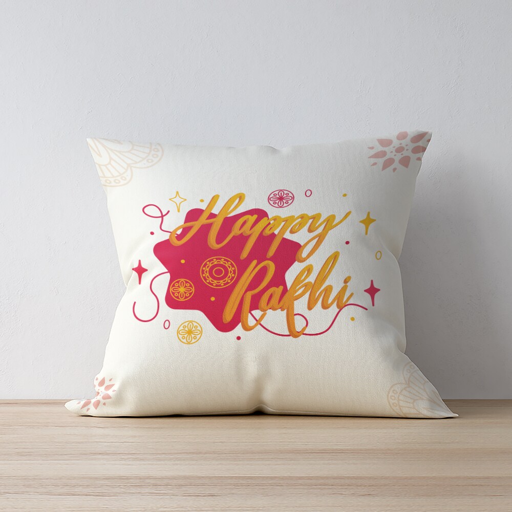  Happy Rakhi Designer Cushion