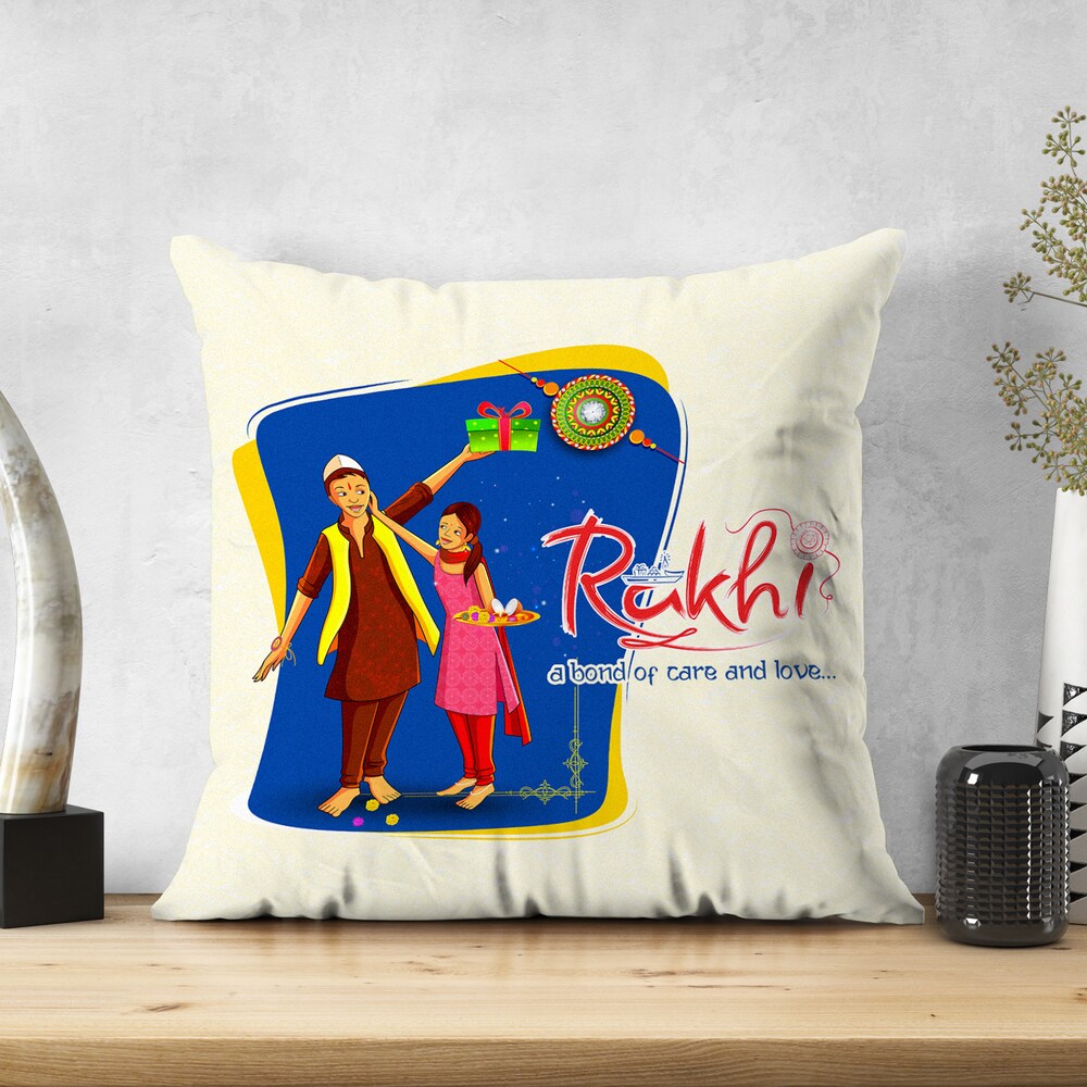  Sweet Raksha Bandhan Cushion
