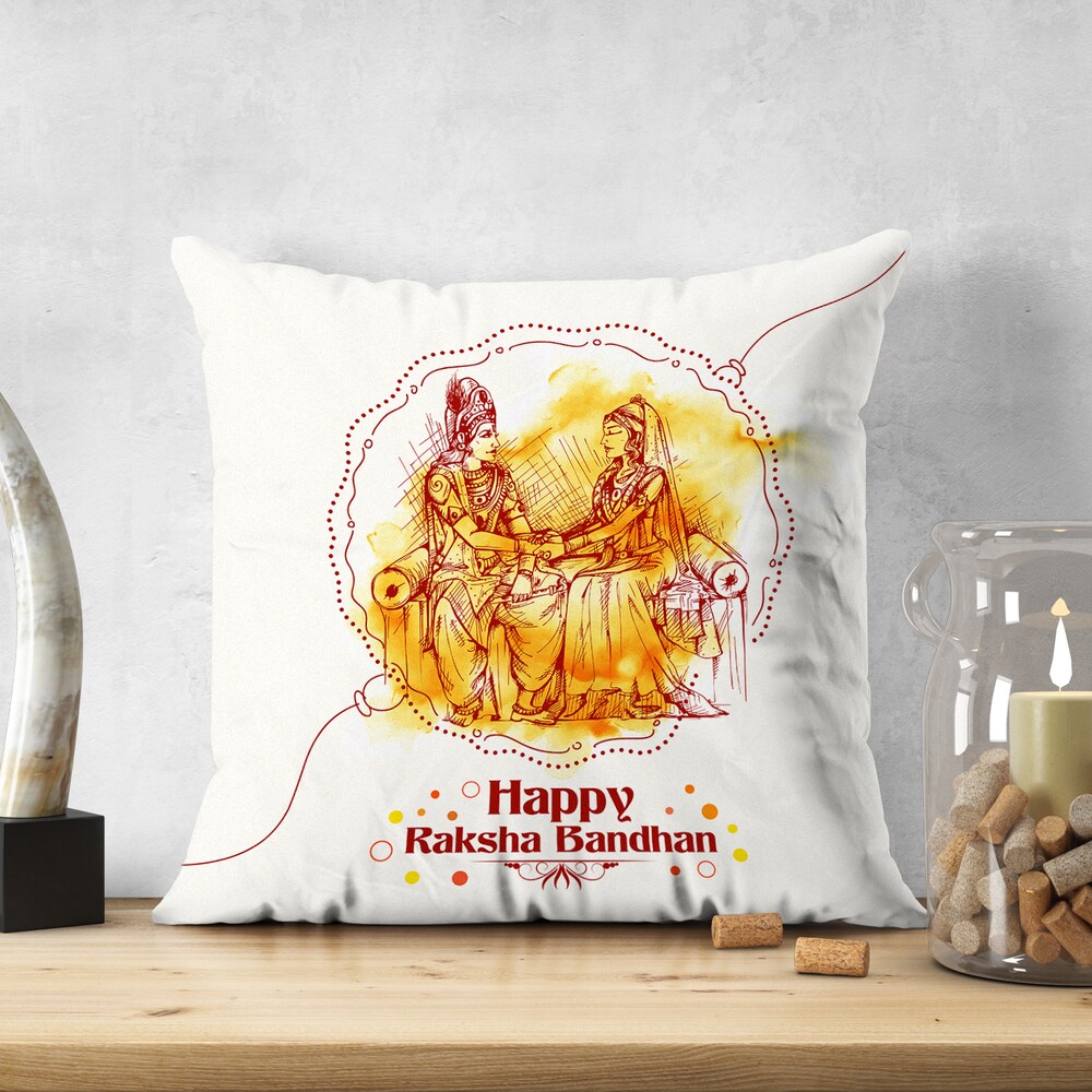  Customary Raksha Bandhan Cushion