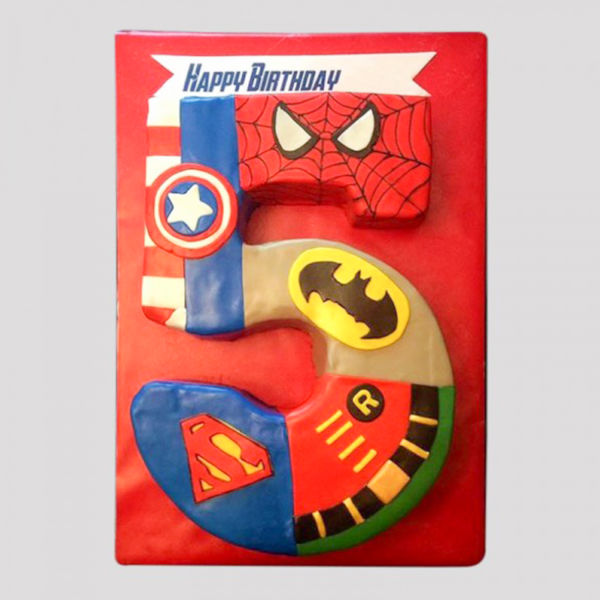  Powerpacked 5th Birthday Cake