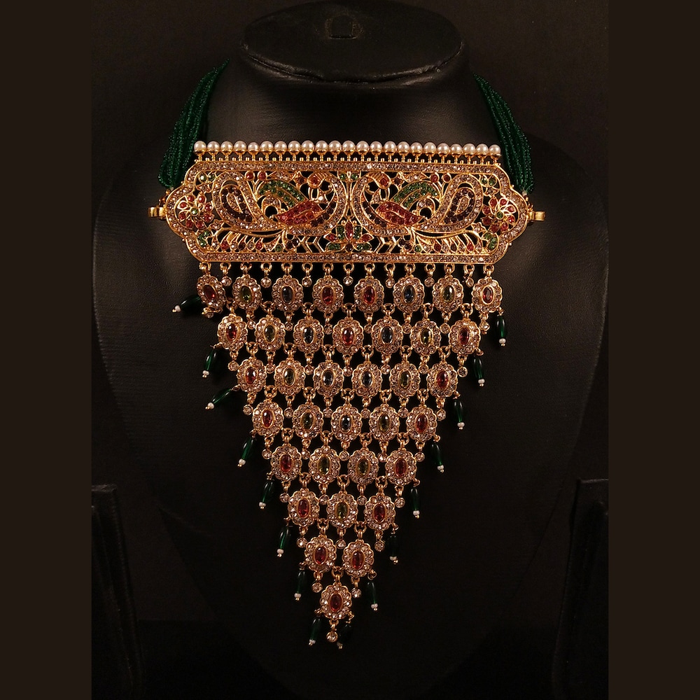  Gold Plated Temple Necklace
