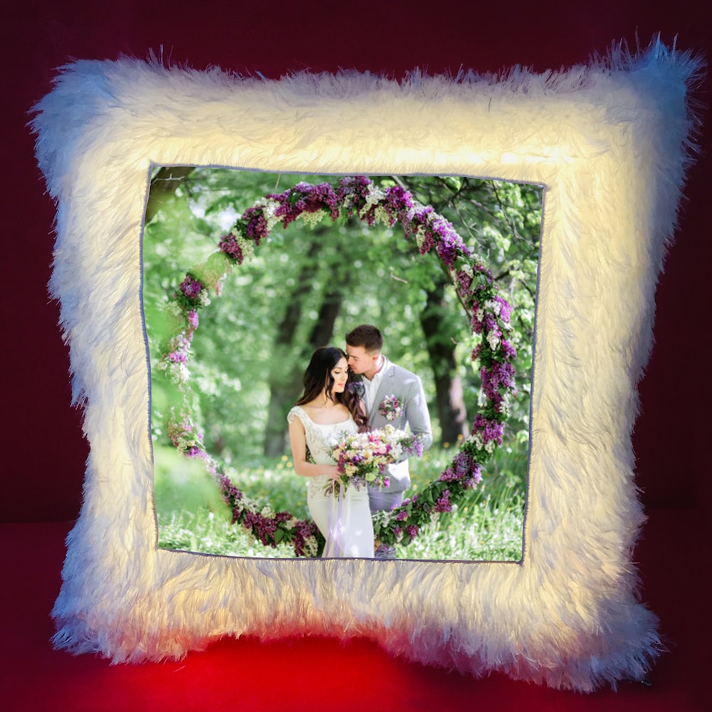  Couple Photo Cushion