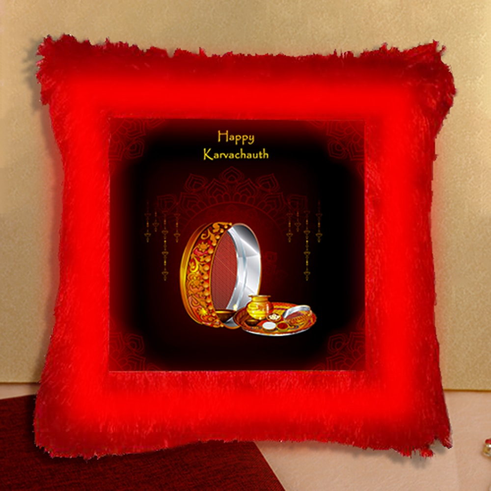  Pretty Red cushion for Karwa