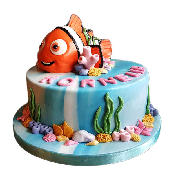  Fondant Nemo Cake