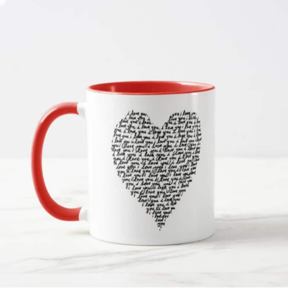  Embedded Love Mug