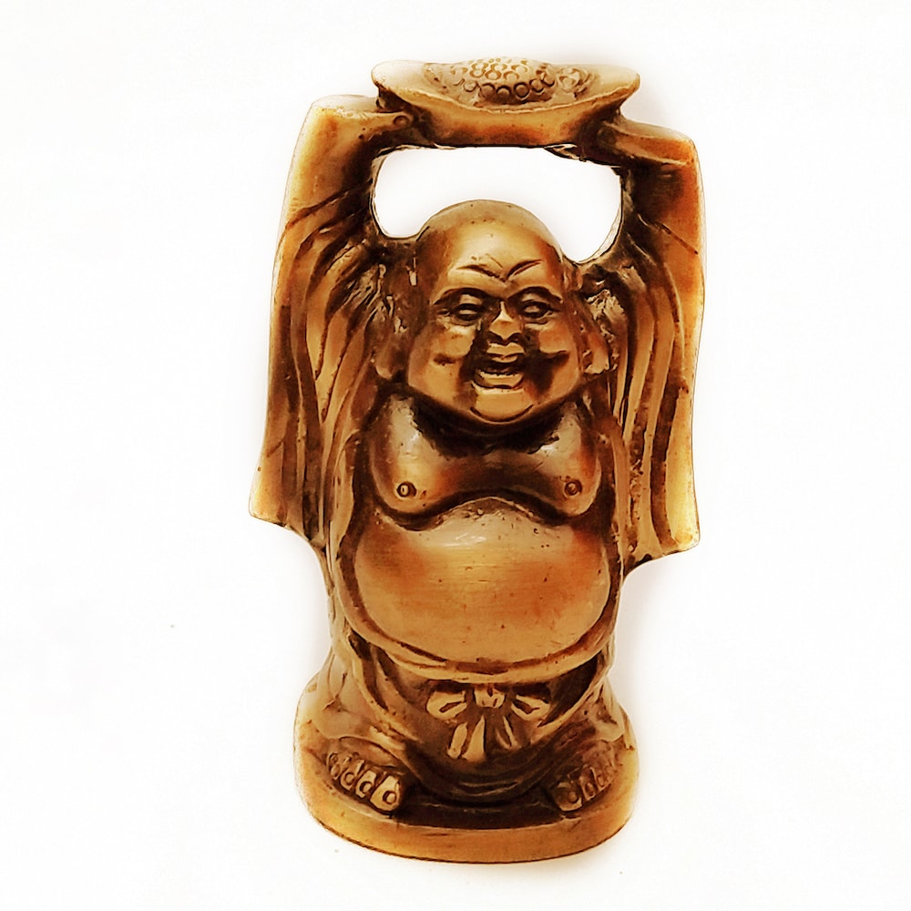  Pure Brass Metal Laughing Buddha