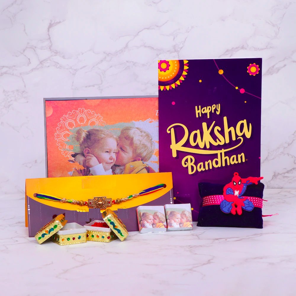  Spidy Rakhi Gesture Combo