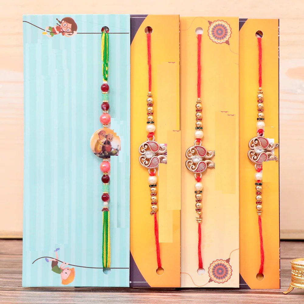  Splendid Rakhi Set of 4