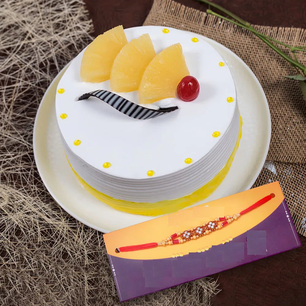  Cakey Dessert Rakhi N Choco Combo