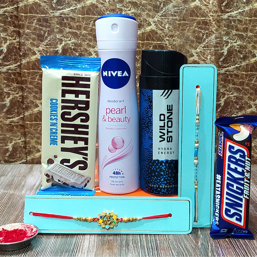  Chocolate Special Grooming Rakhi Hamper