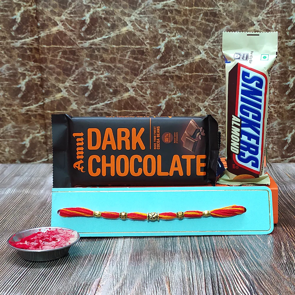  Deliciously Choco Rakhi Hamper