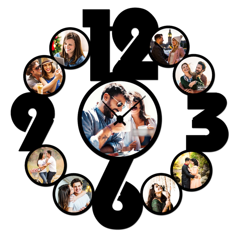  Elegant Clock For Couples With Multiple Images