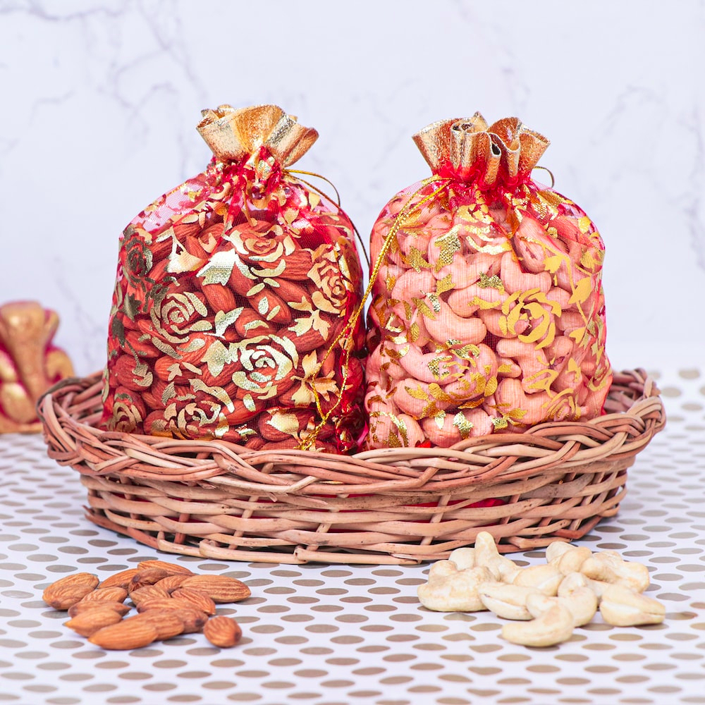  Cashews and Almonds Potli Combo