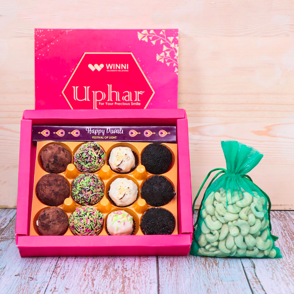  Chocolate Uphar With Cashew Potli