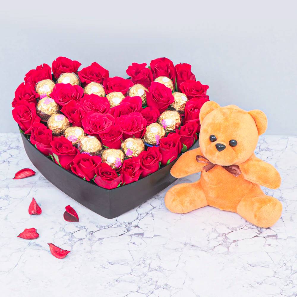  Rosy Love Heart