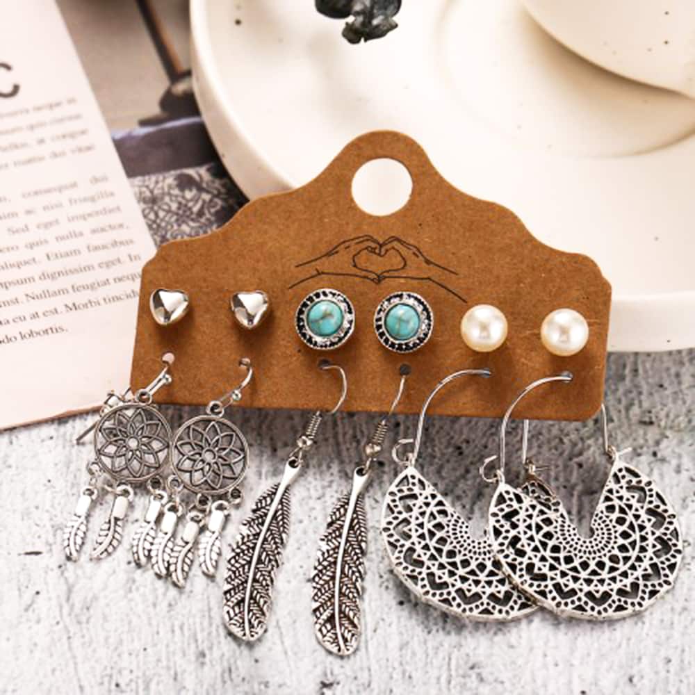  Designer Earrings Set Of 3