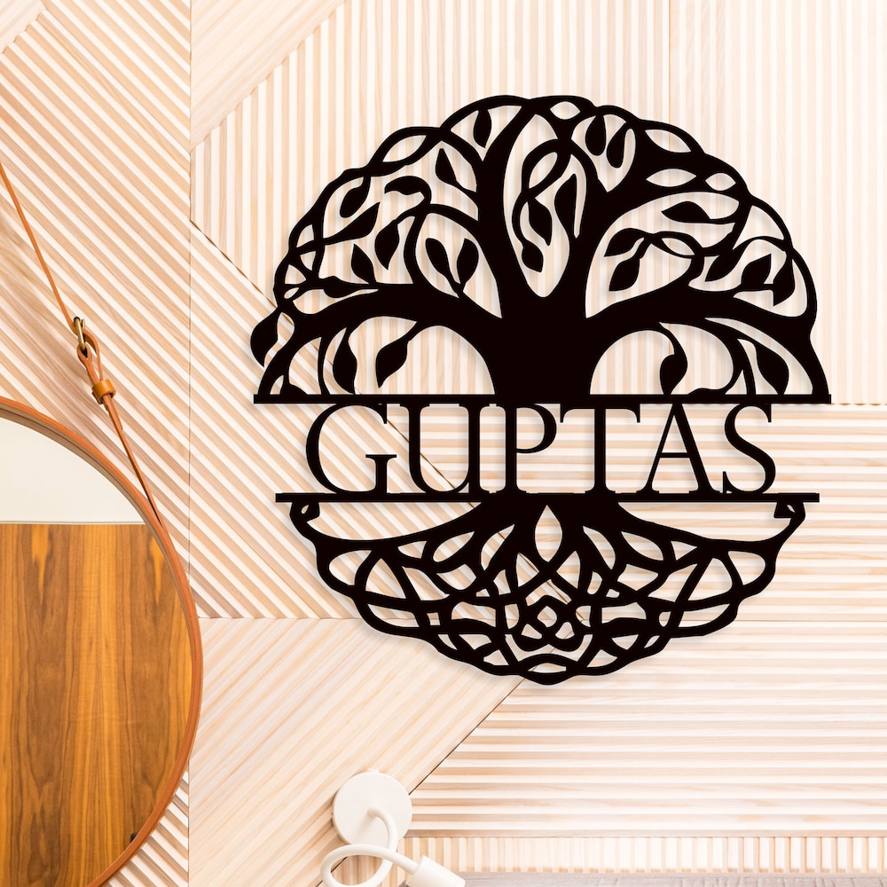  Bodhi Tree Personalised Name Plate