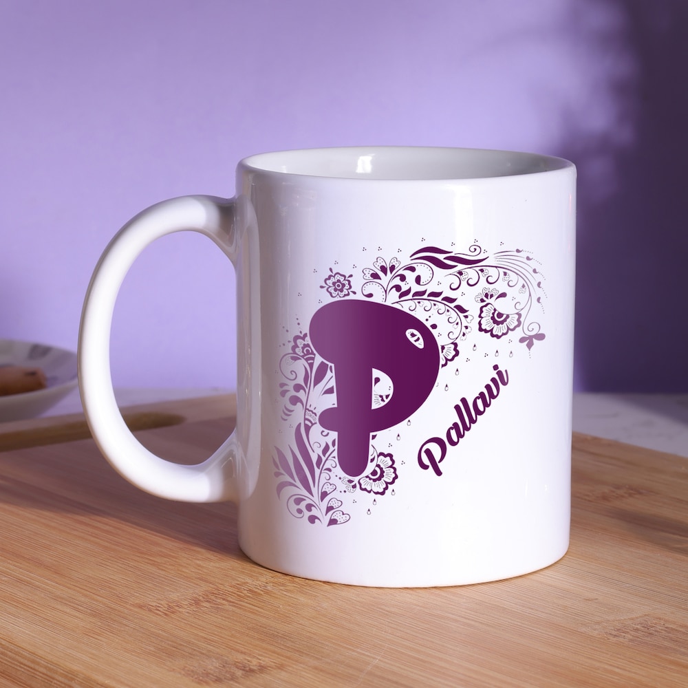  Personalised Name Mug With initial Gift for Her