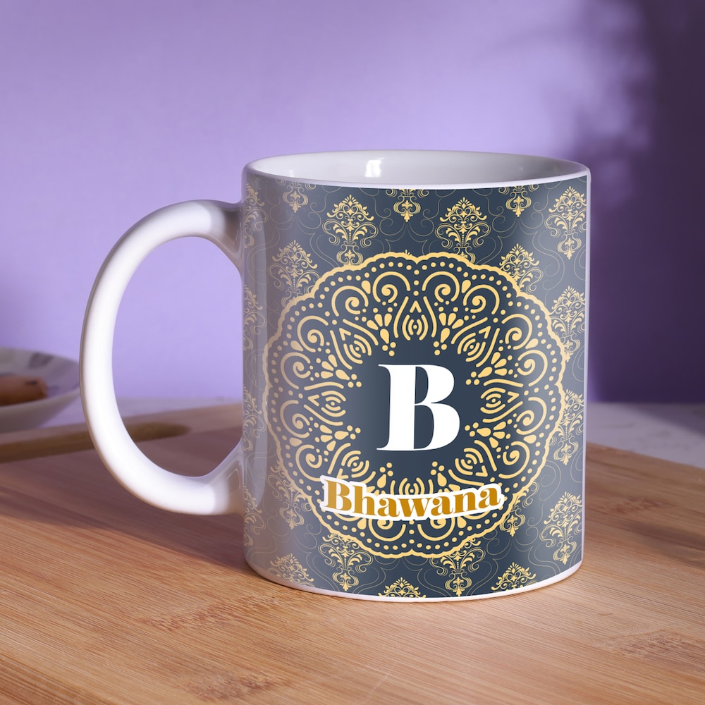  Alphabet Letter Personalised Coffee Mug