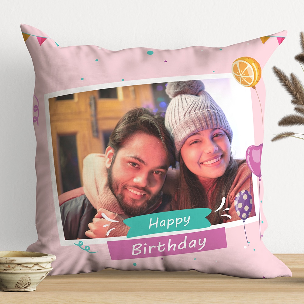  Birthday Personalised Cushion