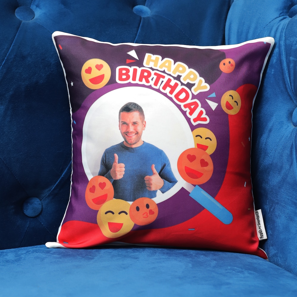  Smiley Birthday Cushion