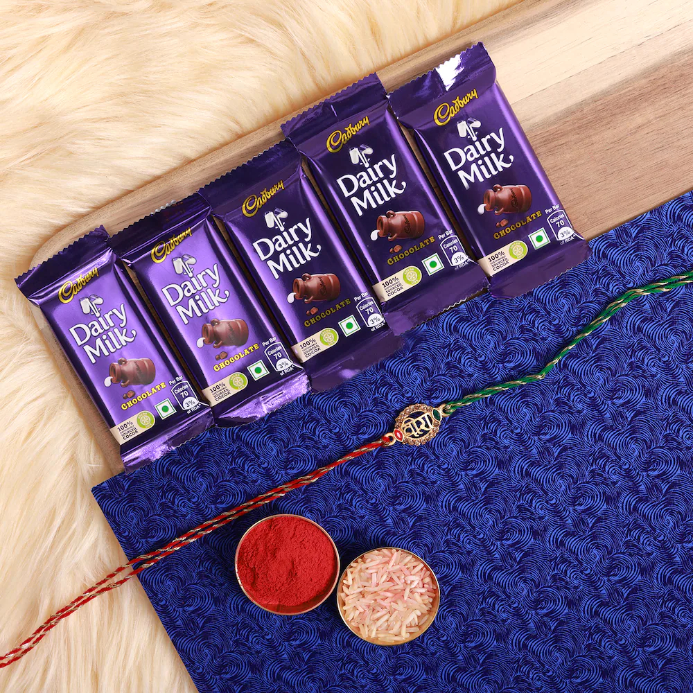  Chocolate With Rakhi Combo