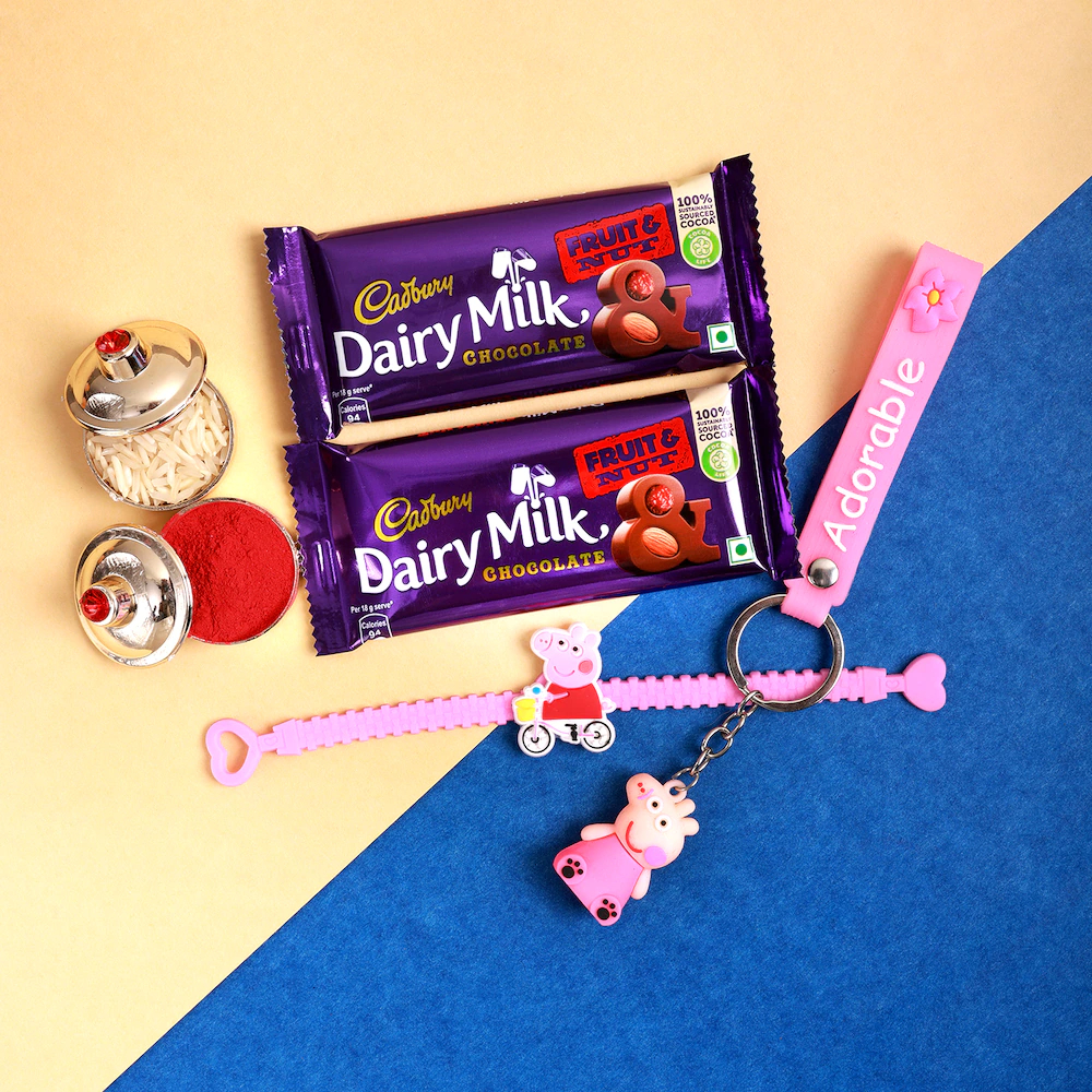  Kids Rakhi With Chocolate Combo