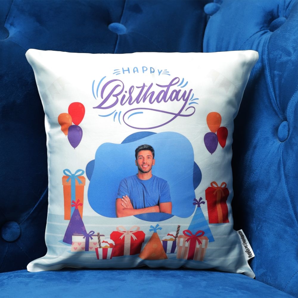 Personalised Birthday Cushion For Him