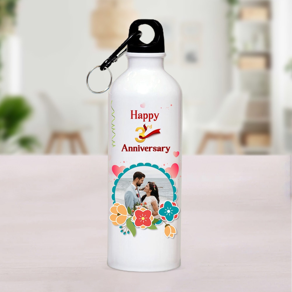  3rd Anniversary Cute Couple Sipper