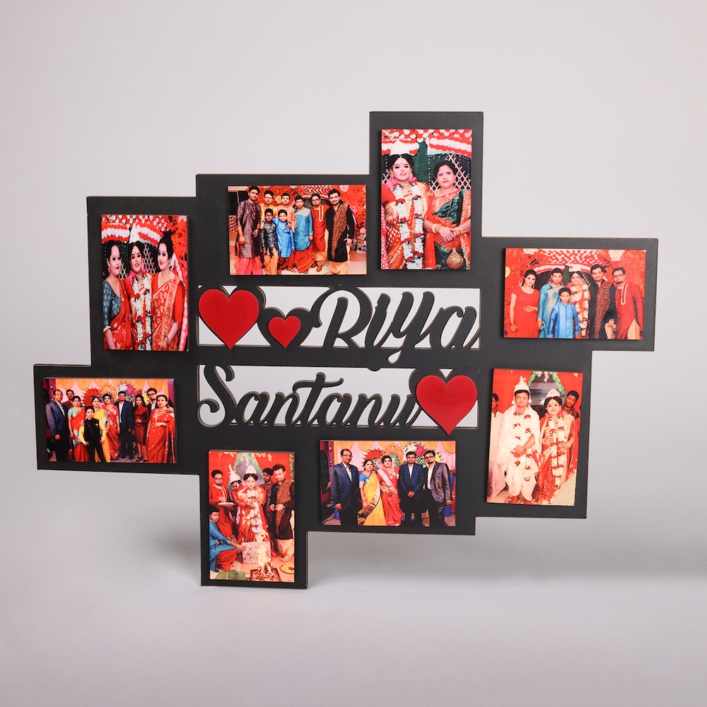  Unique Couple Name Photo Frame