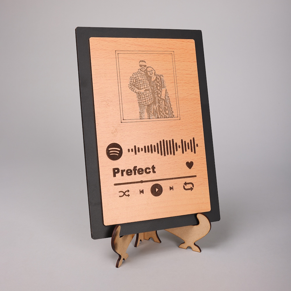  Spotify Engraved Wooden Frame