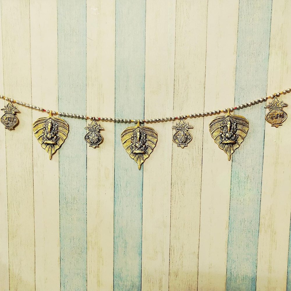  Leaf Antique Metal Ganesha  Bandarwal